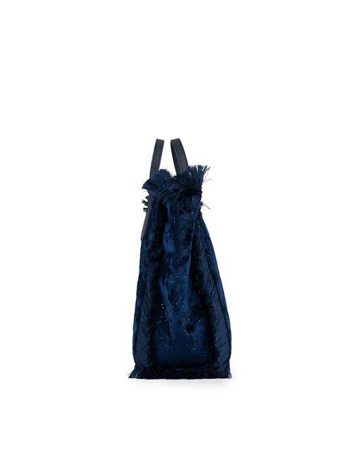 Borsa Colette Velvet Midnight Mc2 Saint Barth | COLETTE W00221G VELVET MIDNIGHT 61 EMB